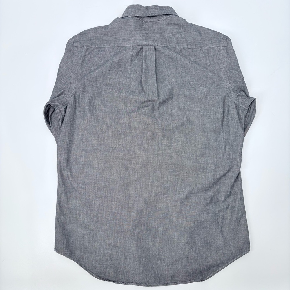 Polo Ralph Lauren Men’s Gray Chambray Button Down Shirt - Picture 7 of 10